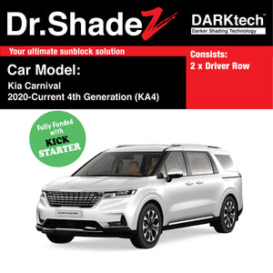 DARKtech Kia Carnival 2020-Current 4th Generation (KA4) Korea MPV Customised Car Window Magnetic Sunshades