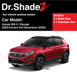 Honda WR-V Elevate 2023-Current 2nd Generation (DG4) Japan SUV Custom Magnetic Sunshades