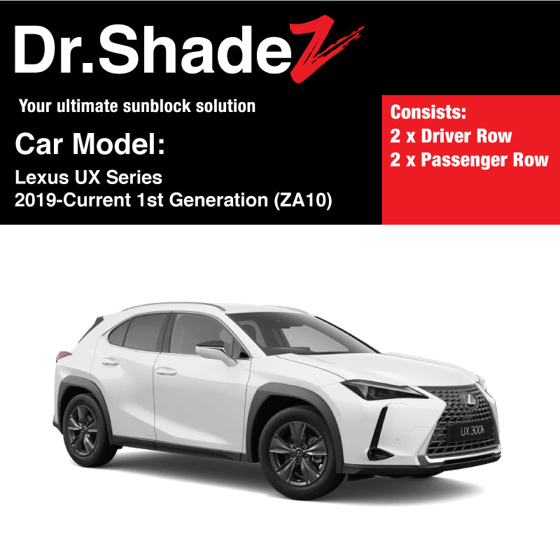 Lexus UX Series 2019-Present 1st Generation (ZA10) Japan Luxury SUV Customised Car Magnetic Sunshades