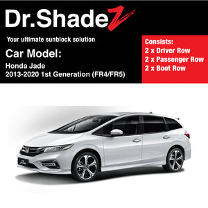 Honda Jade 2013-2020 1st Generation Japan Compact MPV Customised Car Window Magnetic Sunshades