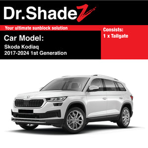 Skoda Kodiaq 2017-2024 1st Generation Czech Republic Mid Size Crossover Customised SUV Window Magnetic Sunshades