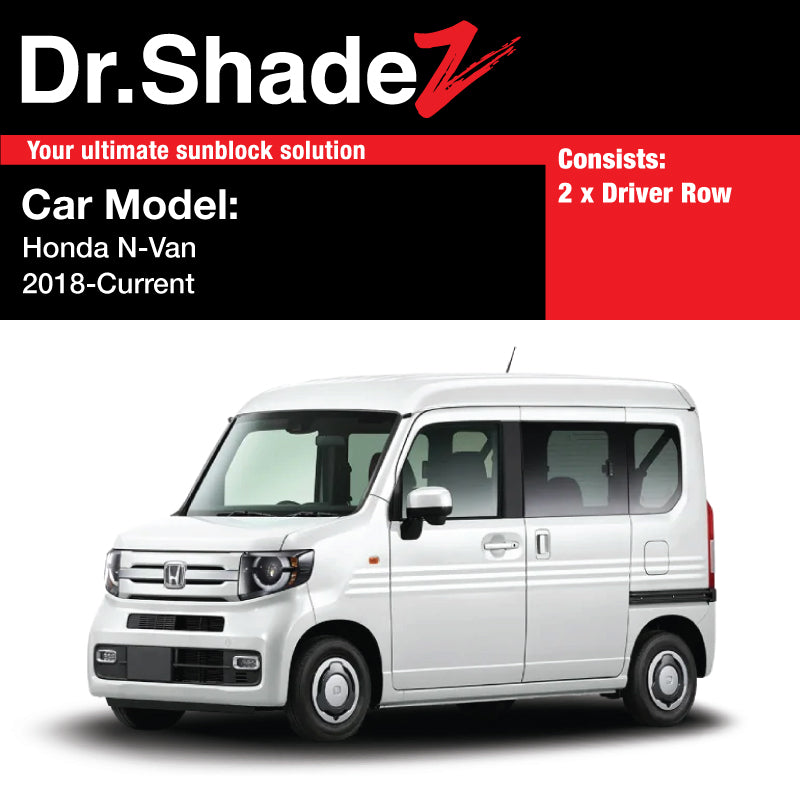 Honda N-Van 2018-Current 1st Generation (263) Japan Commercial Van Customised Car Window Magnetic Sunshades